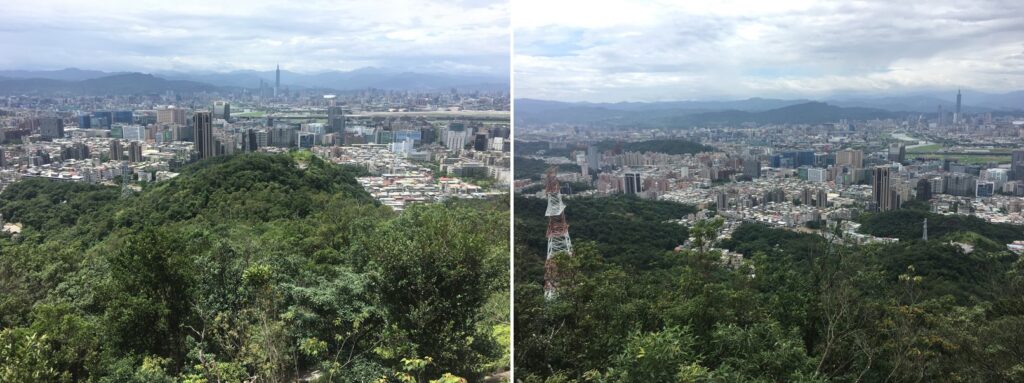 金面山山頂景色