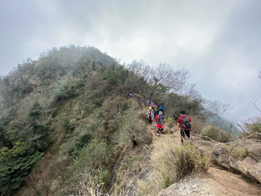 望向前方的加里山