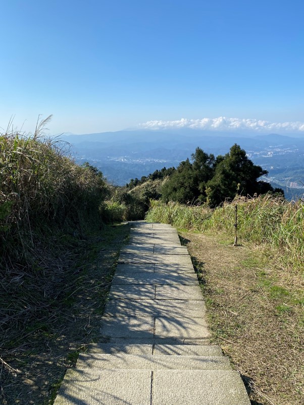 通往靜安路登山口路徑