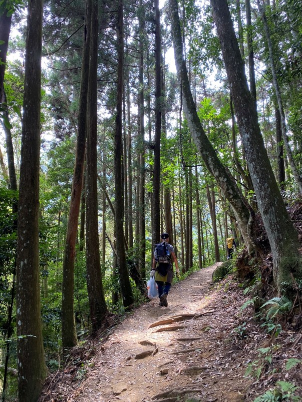 加里山步道路徑