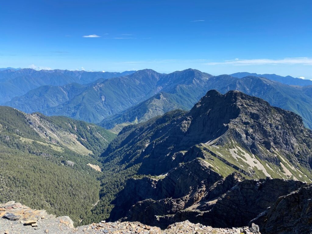 遠眺玉山東峰